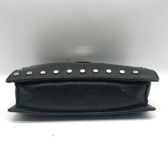 Brighton Black Pebbled Leather Preety Tough Rox Crossbody - Picture 9 of 12